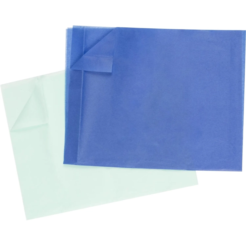 Бумага Тишью  10 листов/наб, синий / мятный 2-144/02