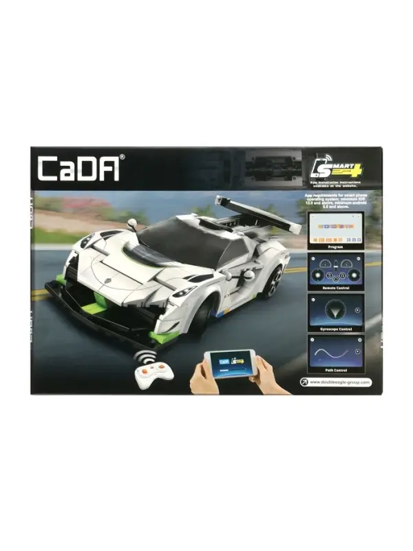 Конструктор радиоуправляемый Конструктор радиоуправляемый "Спорткар", 322 детали, 2 варианта управления