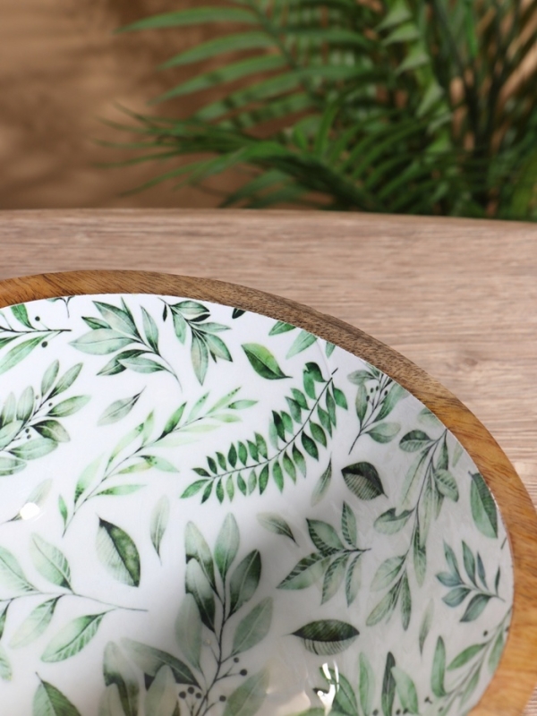 Салатник «Оливковая ветвь», 25×25×10 см, дерево манго Салатник «Оливковая ветвь», 25×25×10 см, дерево манго