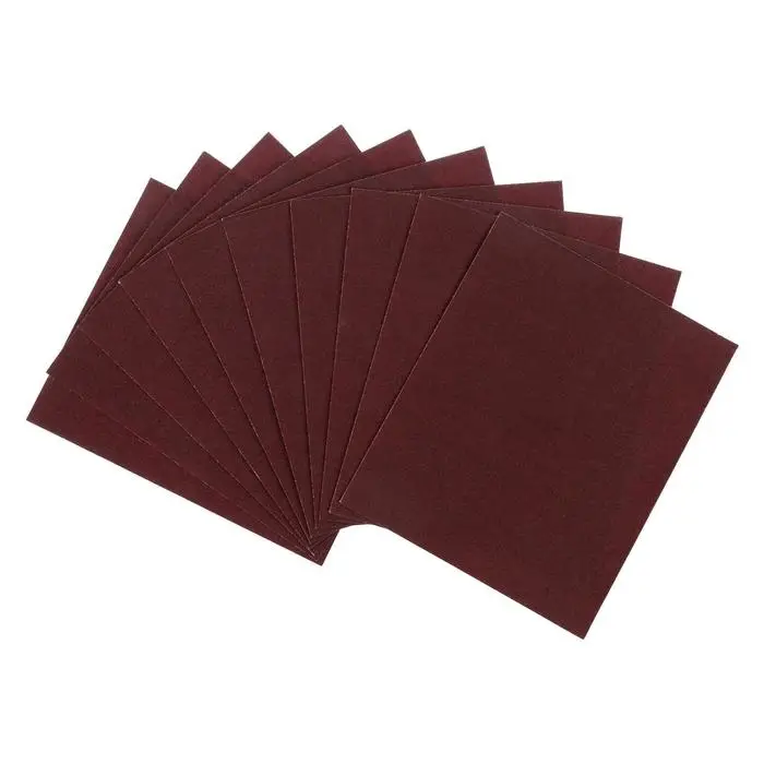 Шкурка шлифовальная в листах ТУНДРА, на тканевой основе водостойкая, 230&times;280, Р320, 10 шт.