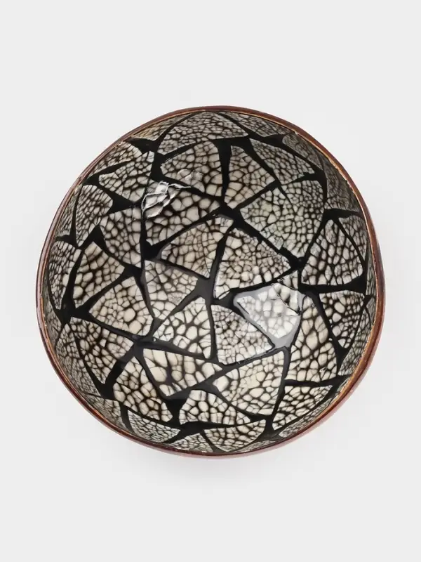 Чаша &laquo;Щербет&raquo;, 14&times;14&times;6 см, кокос