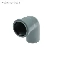 Отвод канализационный FLEXTRON, внутренний, d=50 мм, 90°