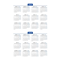 Ежедневник недатированный синий, А5, 140x200мм, 136 л. ATTACHE