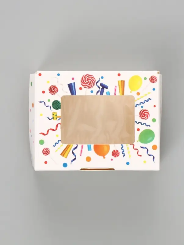 Коробка подарочная складная &laquo;Путевка в сладкую жизнь&raquo;, 10&times;8&times;3.5 см, с окном