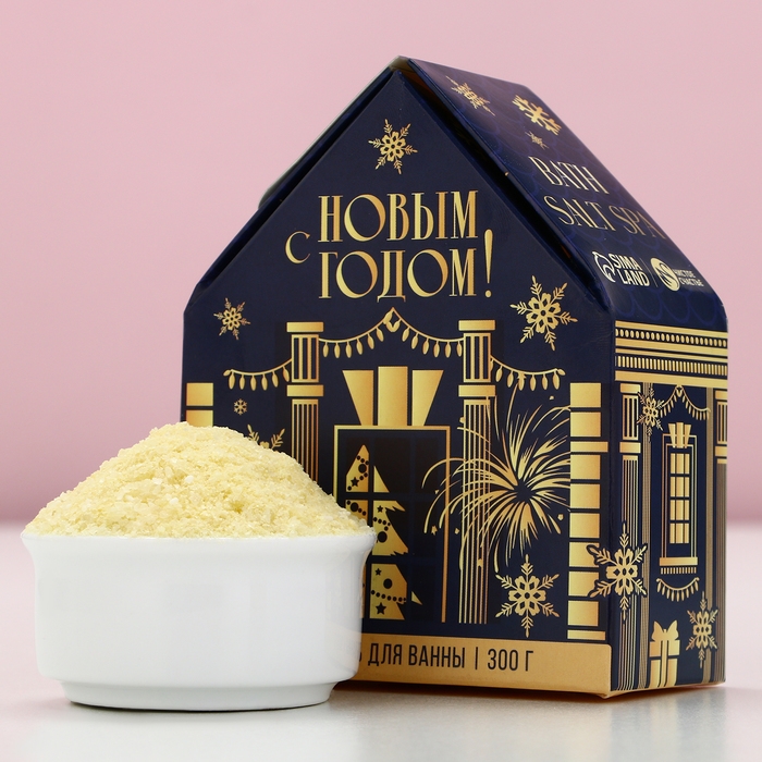 Соль для ванны «С Новым Годом!», 300 г, аромат нежной ванили, ЧИСТОЕ СЧАСТЬЕ Соль для ванны «С Новым Годом!», 300 г, аромат нежной ванили, ЧИСТОЕ СЧАСТЬЕ