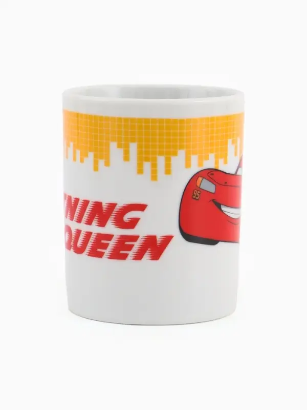 Набор посуды керамической детской, 3 предмета: кружка 200 мл, тарелка 19 см, салатник 250 мл, Тачки