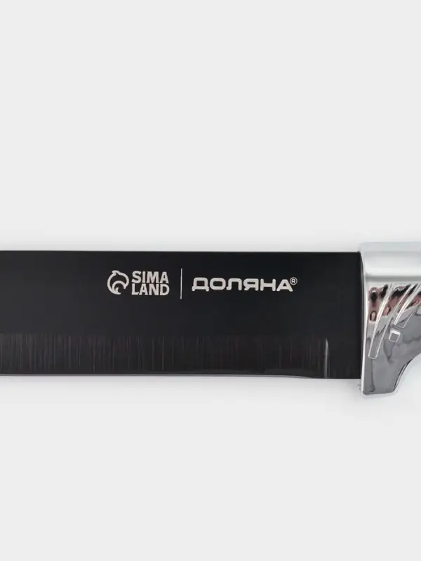 Набор кухонных принадлежностей Доляна &laquo;Супер-блек&raquo;, 6 предметов: ножи 19 см, 23 см, 32 см, 32 см, керамическая овощечистка, 32&times;4 см, чёрный