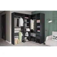 Модульная Гардеробная система Модус комплект 280*208*51 графит