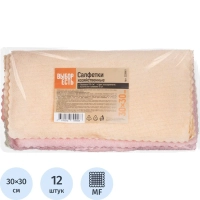 Салфетки хозяйственные Выбор Есть из микрофибры 30х30см, 170г/м2, 12шт/уп