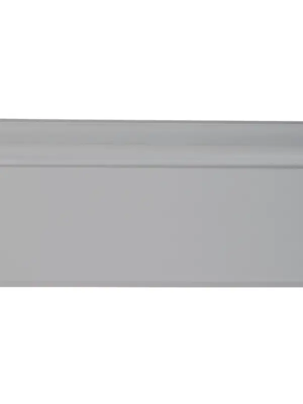 Плинтус напольный фигурный &laquo;Идеал. Дюра&raquo;, 2200&times;80 мм, цвет 002 светло-серый