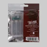 Гирлянда &laquo;Конский хвост&raquo; 10 нитей по 1 м, IP20, серебристая нить, 100 LED, 2 режима, от батареек АА&times;3, свечение белое