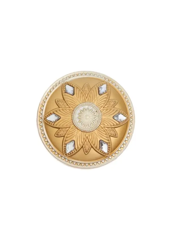 Держатель для штор CAPPIO KS032, d=98 мм, цвет золото с серебром, 2 шт.