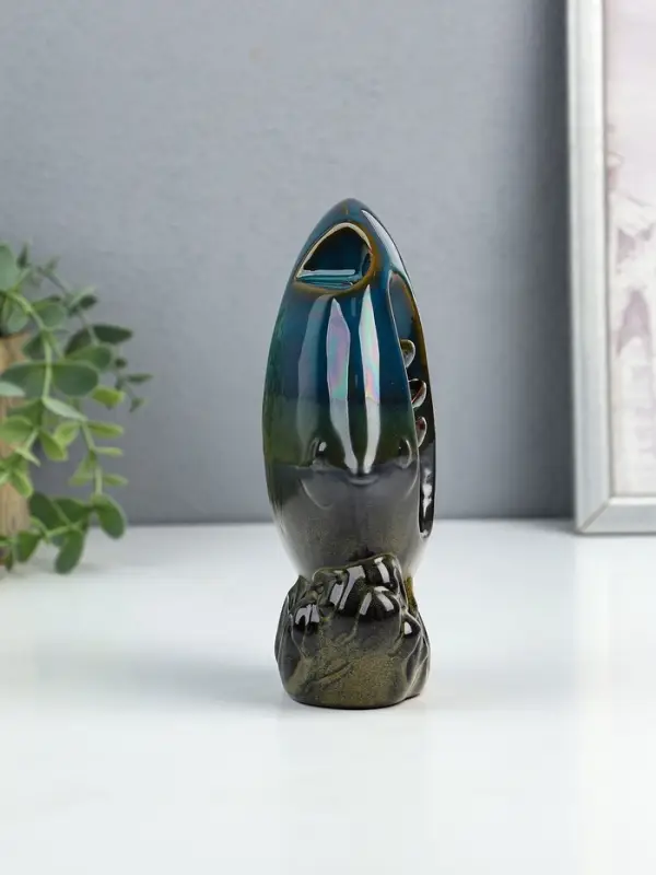 Подставка для благовоний TAKE IT EASY &laquo;Рыбка&raquo;, набор благовоний конусы, стелющийся дым, 6.7&times;5.1&times;4.3 см