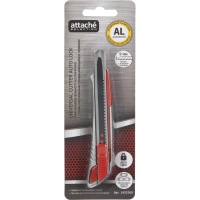 Нож универсальный Attache Selection 9мм,метал.напр.,алюм.корпус,Auto lock
