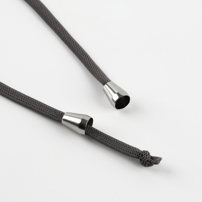 Наконечник для шнура, d = 4 мм, 13 × 10 мм, 100 шт, цвет серебряный Наконечник для шнура, d = 4 мм, 13 × 10 мм, 100 шт, цвет серебряный