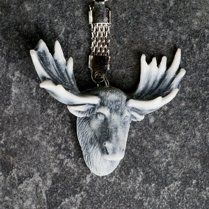 Брелок  Брелок "Голова лося" 4см