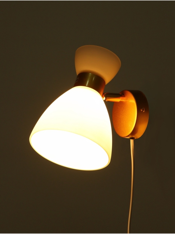 Спот "Аста" 1хЕ14 40Вт золото 18х17х13,5 см