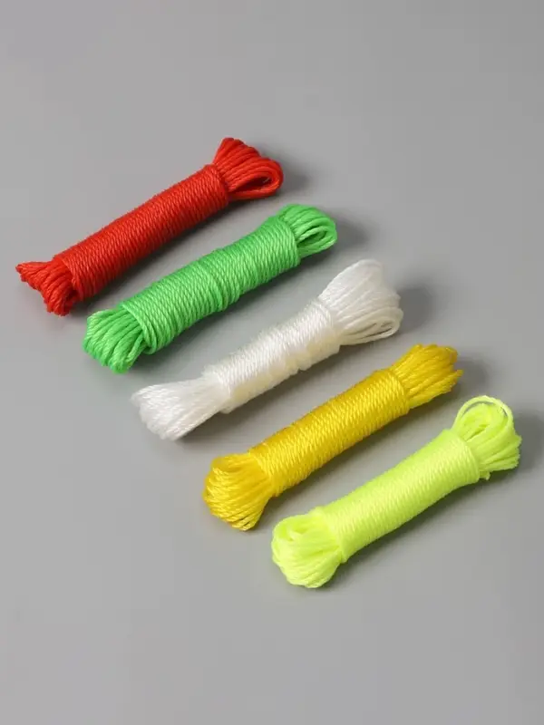 Верёвка бельевая Доляна, d=2.5 мм, длина 10 м, МИКС