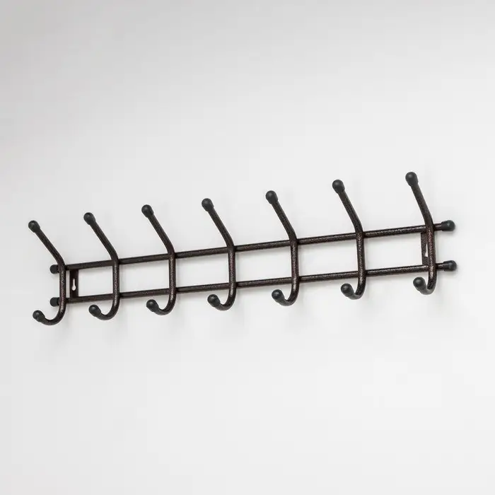 Вешалка настенная &laquo;Уют 7&raquo;, 7 крючков, медный антик