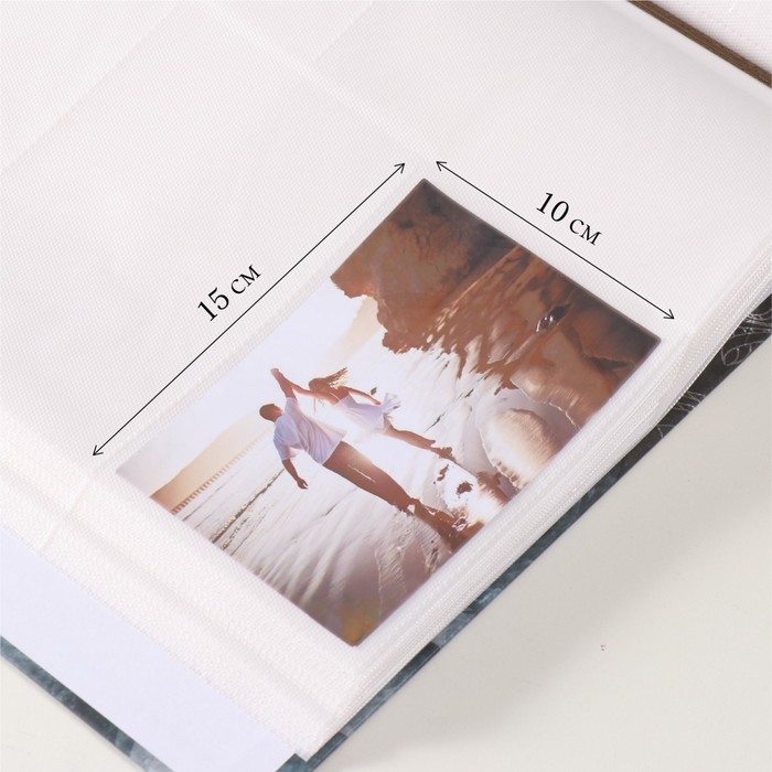 Фотоальбом на 500 фото 10x15 см  Фотоальбом на 500 фото 10x15 см "Давид и мандала" в коробке, тиснение 5,5x30x33,5 см