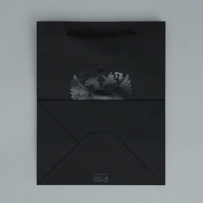 Пакет подарочный, упаковка, «Герб», MS 18 х 23 х 12 см