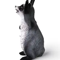 Садовая Фигура 30 х 18 х 16 см полистоун Енот ГАИ