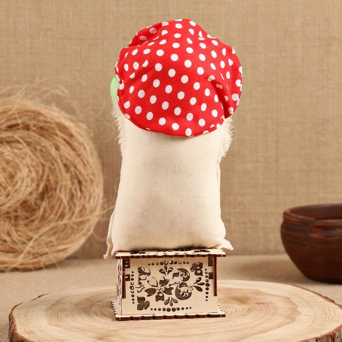 Оберег - шкатулка «Домовой с ложкой», 25 см, микс Оберег - шкатулка «Домовой с ложкой», 25 см, микс