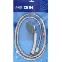 Набор для душа ZEIN Z0101, шланг 150 см, гайки металл, лейка 1 режим