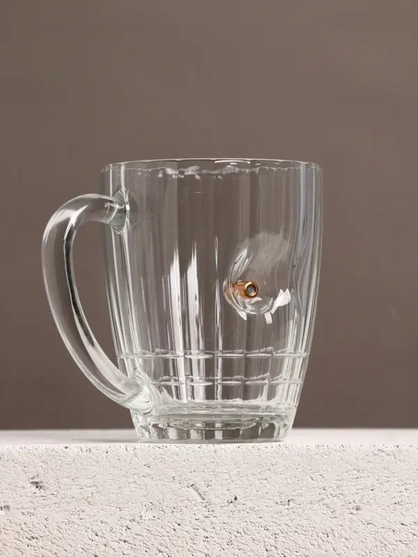 Подарочный набор «Мужику огонь«, гель для душа канистра 500 мл и стакан с пулей, HARD LINE