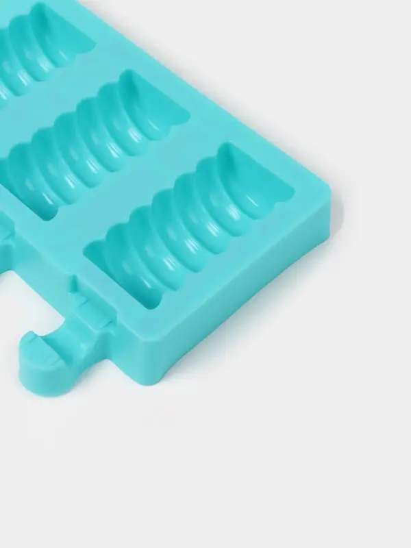 Форма для мороженого &laquo;Моника&raquo;, силикон, 38&times;11&times;2 см, 8 ячеек (6.6&times;3.4 см), МИКС