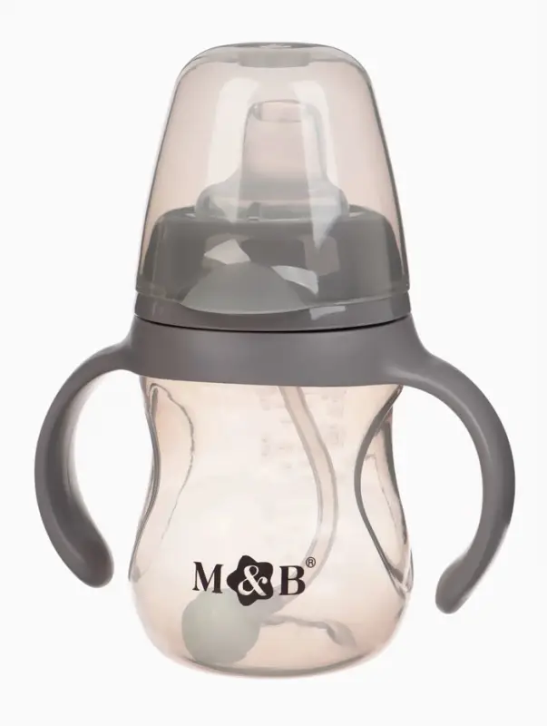 Поильник детский с мягким носиком M&B., 180 мл.