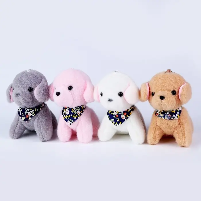 Мягкая игрушка «Пёсик», на брелоке, цвета МИКС Мягкая игрушка «Пёсик», на брелоке, цвета МИКС