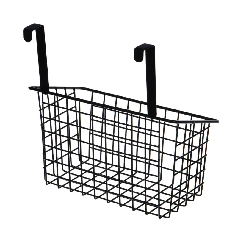 Корзина подвесная для кухонных шкафов тм VETTA, 25,5х14,5х27см, металл, цвет черный
