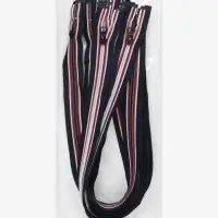 Молния &laquo;Спираль&raquo;, №5, разъёмная, замок автомат, 60 см, тёмно-синяя, красный, белый