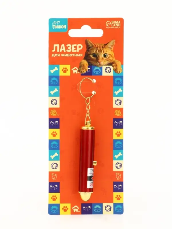 Игрушка для кошек &laquo;Лазер&raquo; красный