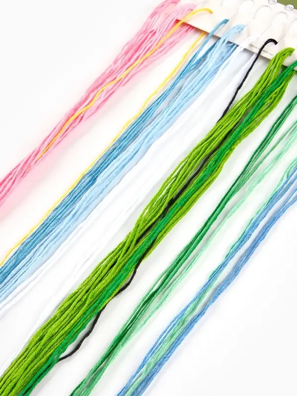 Вышивка гладью 20х20 см "Вдохновение природы"