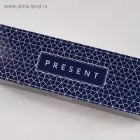 Коробка для макарун, кондитерская упаковка &laquo;Present&raquo;, 18 х 5.5 х 5.5 см