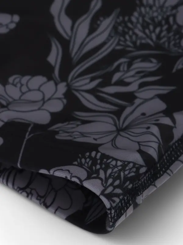 Шапочка для плавания взрослая ONLYTOP Flowers, тканевая, обхват 54-60 см