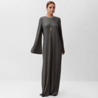 Платье женское MIST Classic collection, макси, размер 44-46, графит