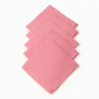 Набор платочков Крошка Я Raspberry 20*20 см-5 шт, муслин, 100 % хлопок