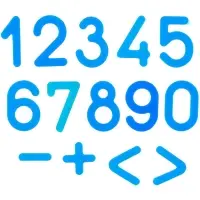 Касса цифр и счетных материалов «Учимся считать», 130 элементов, пластик, Щенячий патруль МИКС