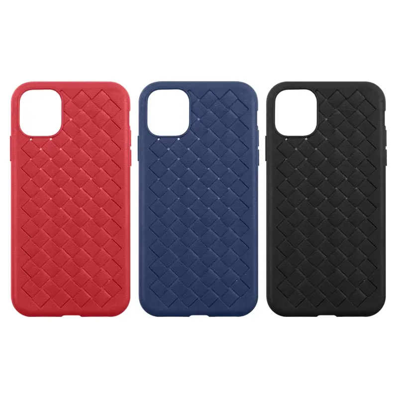 Чехол IPh 11 Pro MAX под кожу плетение Чехол IPh 11 Pro MAX под кожу плетение