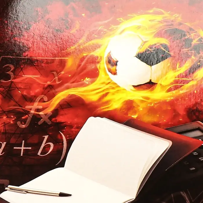 Набор предметных тетрадей Calligrata &laquo;Футбол&raquo;, 10 предметов, 48 листов, со справочным материалом, обложка из мелованного картона, блок офсет