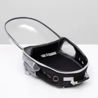 Рюкзак для переноски животных прозрачный, 31 х 28 х 42 см, чёрный Рюкзак для переноски животных прозрачный, 31 х 28 х 42 см, чёрный