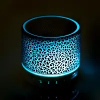 Портативная колонка Luazon LAB-04, с подсветкой, Bluetooth, USB, microSD, microUSB, МИКС