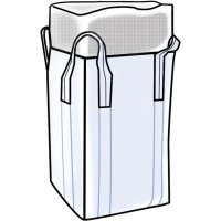 Биг Бэг 4-х стропный, 95x95x110 см., верх-юбка, дно глухое 1200 кг СПб