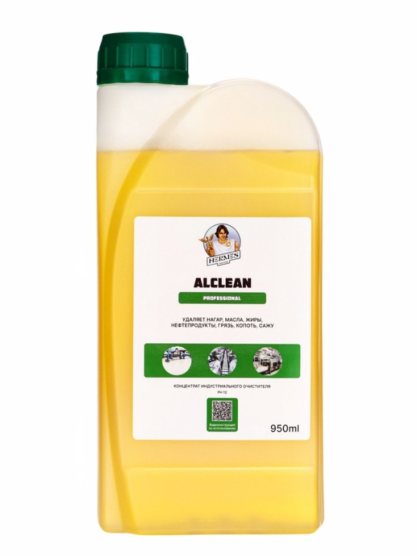 Индустриальный очиститель HERMES INDUSTRY Professional Alclean концентрат, 950 мл Индустриальный очиститель HERMES INDUSTRY Professional Alclean концентрат, 950 мл