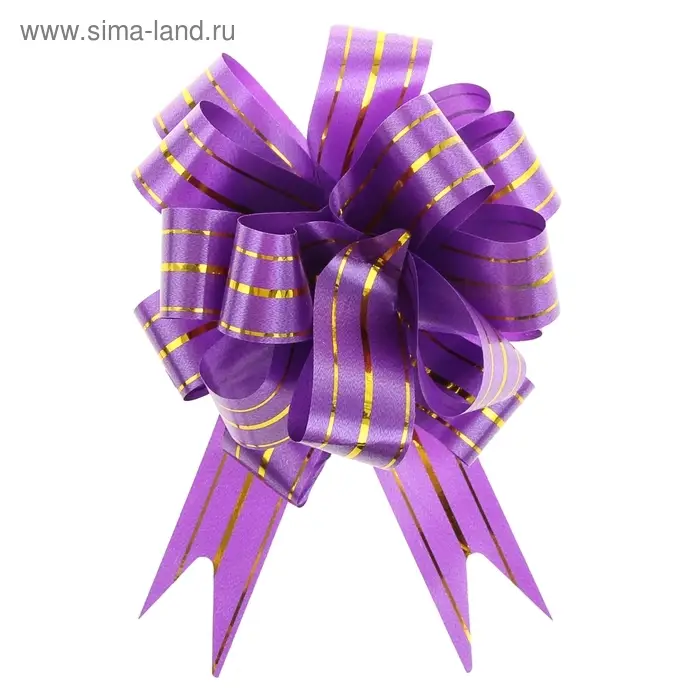 Бант - шар №3 «Золотое сечение», фиолетовый