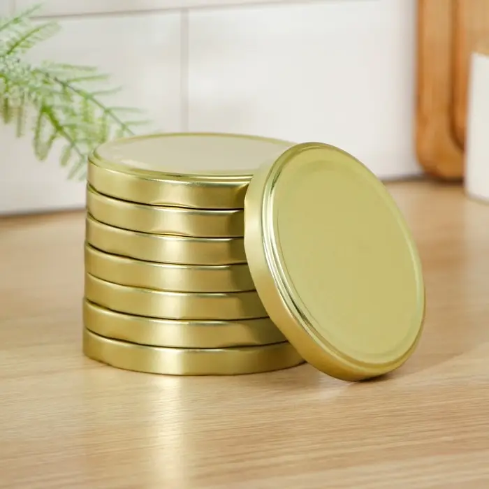 Крышка для консервирования «Елабуга», ТО-100 мм, жесть, винтовая, лак, фасовка 8 шт., золотистая Крышка для консервирования «Елабуга», ТО-100 мм, жесть, винтовая, лак, фасовка 8 шт., золотистая