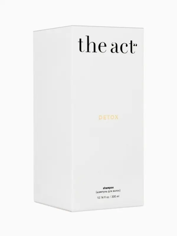 Шампунь для волос глубоко очищающий The Act с яблочным уксусом и гидролизованным кератином, 280 мл 1